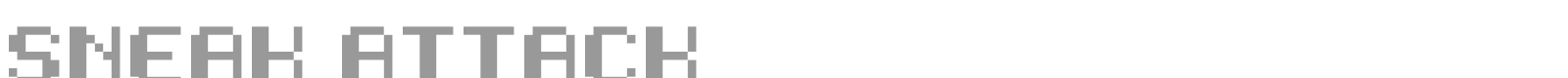 Sneak Attack font preview